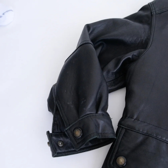 Vintage Danier Vintage Soft Leather Zip Up Thinsulate Thermal Lined Jacket XS - Picture 8 of 15